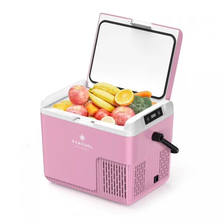 Evacool Eva G20 18L 12-24V Kompresörlü Pembe Taşınabilir Soğutucu