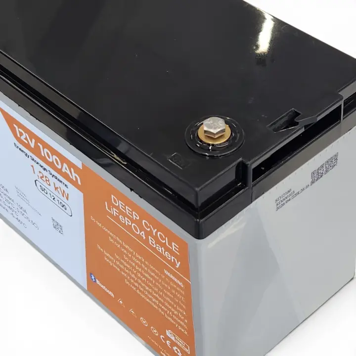 SD Energy 12v 100Ah 1.28kWh 6000DOD Bluetooth Lifepo4 Lityum Akü