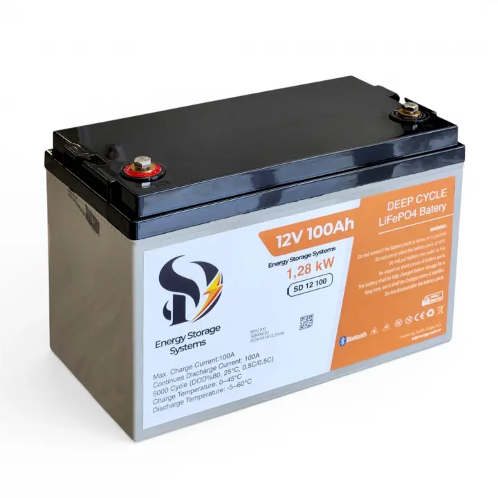 SD Energy 12v 100Ah 1280Wh EVE, JK Bms 6000DOD Bluetooth Lifepo4 Lityum Akü