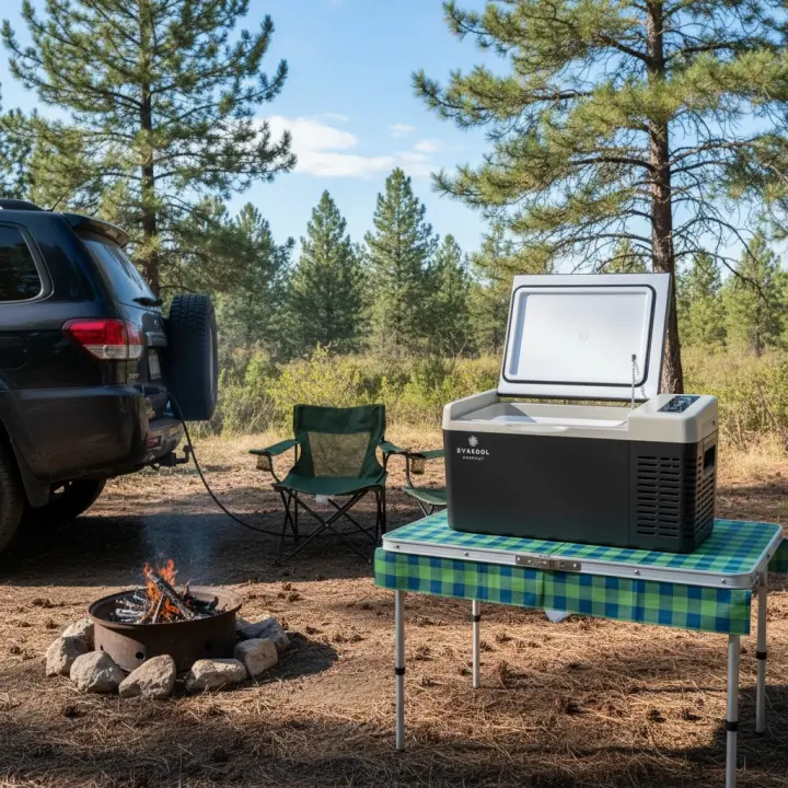 Evacool Eva18 18L 12/24V -22C/+10C Kompresörlü Taşınabilir Buzdolabı