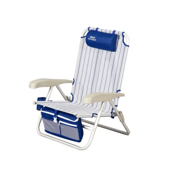 Aygaz Outdoor 100Kg Alüminyum 5 Kademeli Katlanır Plaj Sandalyesi