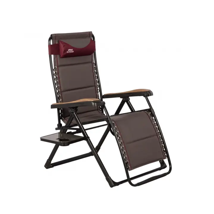 Aygaz Outdoor 120Kg Alüminyum Katlanır Şezlong Sandalyesi