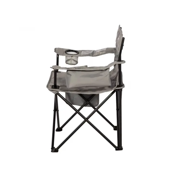 Aygaz Outdoor Gri 100Kg Çelik Katlanır Kamp Sandalyesi