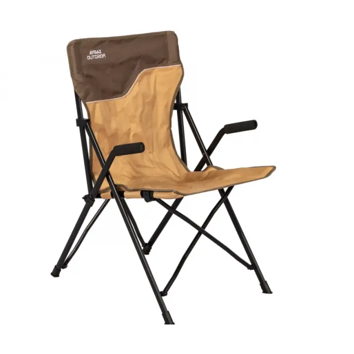 Aygaz Outdoor Kahverengi 120Kg Çelik Katlanır Kamp Sandalyesi