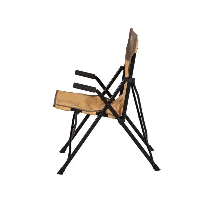 Aygaz Outdoor Kahverengi 120Kg Çelik Katlanır Kamp Sandalyesi