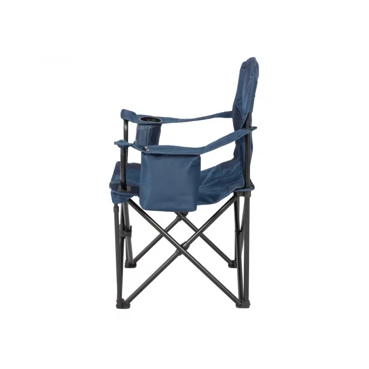 Aygaz Outdoor XXL Kıng Lacivert 150Kg Çelik Katlanır Kamp Sandalyesi