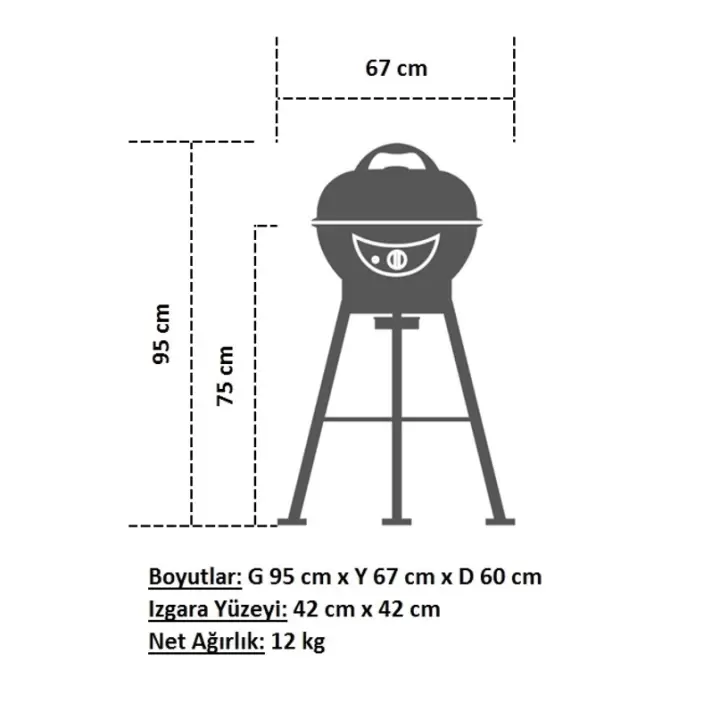 Aygaz Outdoorchef Chelsea 420 G Yeni Nesil Gazlı Barbekü