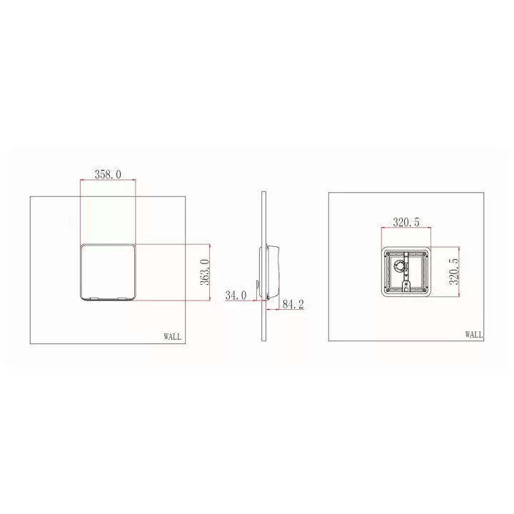 Berhimi 12V 28x28cm Fanlı Karavan Tavan Heki