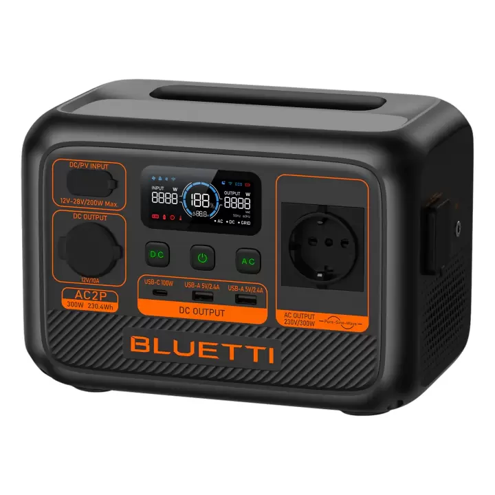 Bluetti AC2P 230.4Wh Kapasiteli Taşınabilir Güç Kaynağı