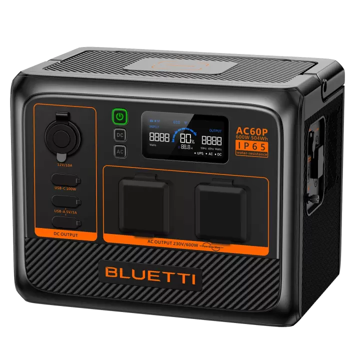 Bluetti AC60P UPS 504Wh Kapasiteli Taşınabilir Güç Kaynağı