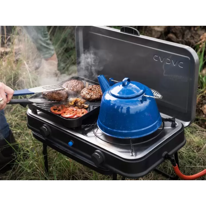 Cadac 2 Cook 2 Pro Deluxe Portatif 2 li Gazlı Ocak + Izgara