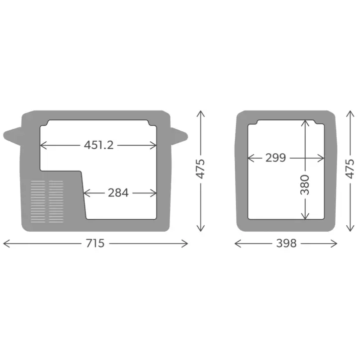 Dometic CFF45 44 L 12V. 24V. 220V Portatif Kompresör Soğutucusu