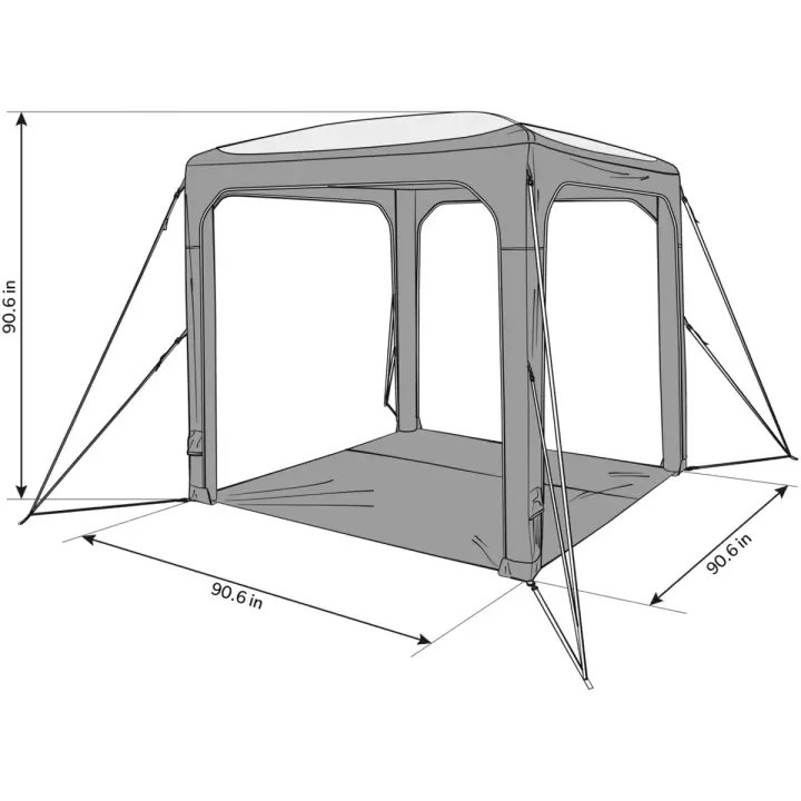 Dometic HUB 2 Redux 230x230 Şişme Havalı Tente