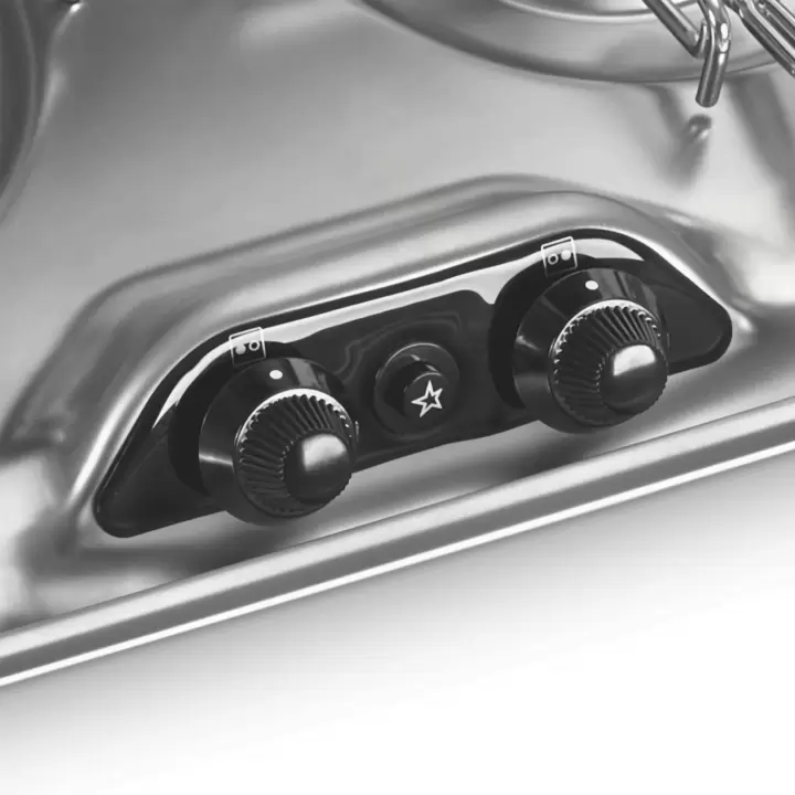 Dometic Pı8022 480x370mm Cam Kapaklı İki Gözlü Karavan Ocak