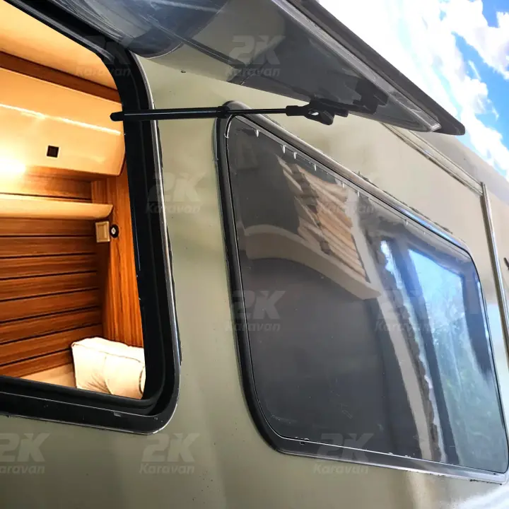 Einstein 30x50cm Amortisörlü Akrilik Karavan Camı / Pencere