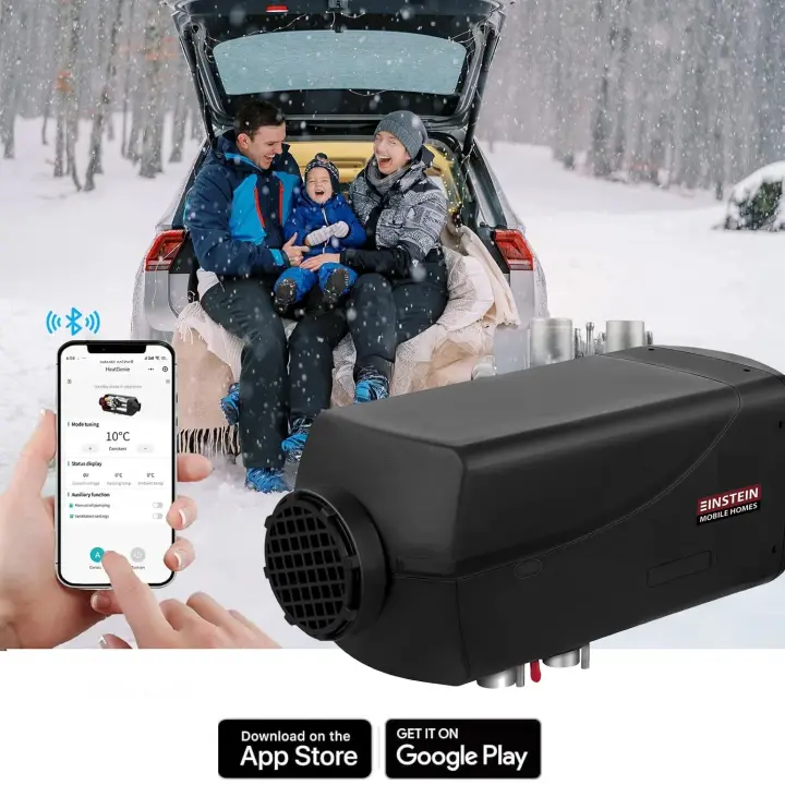 Einstein 5Kw 12V-24V Bluetooth, Karavan Dizel Ortam Isıtıcı