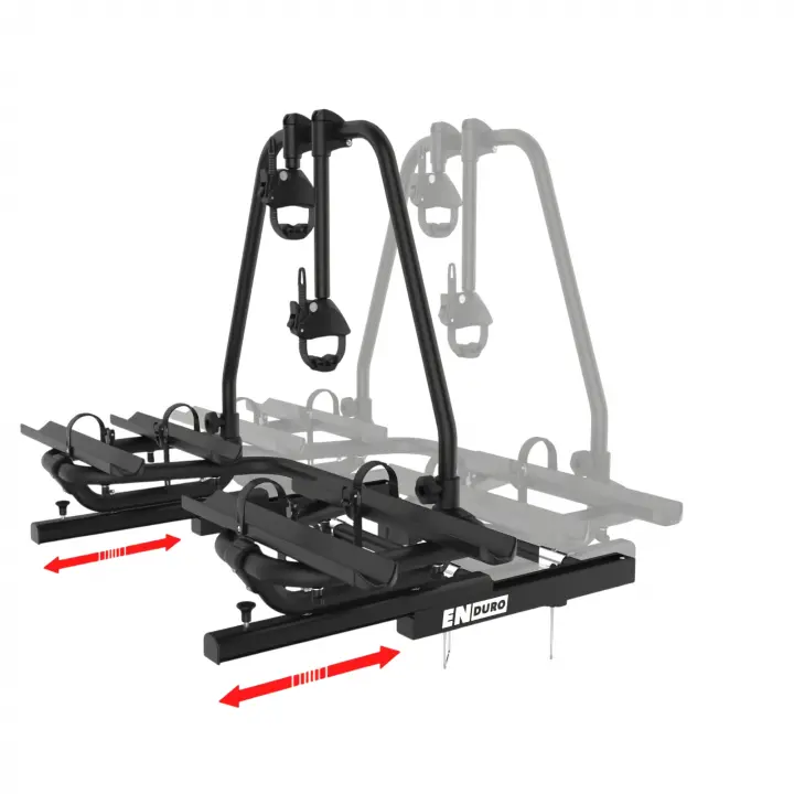 Enduro BC260 Black Edition Kayar Sistemli Çekme Karavan Bisiklet Taşıyıcı (E-Bike Uyumlu)