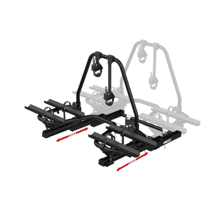 Enduro BS260 Black Edition Kısa Çeki Oku Uyumlu Karavan Bisiklet Taşıyıcı - Kayar Sistemli (60kg)