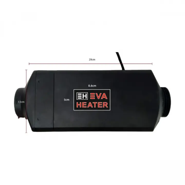 Evacool EVA Heater Split 5kW 12/24V Bluetooth Dizel Ortam Isıtıcı 8L Yakıt Tanklı