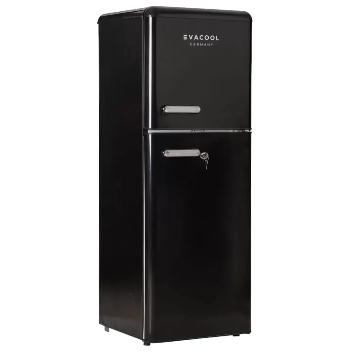 EvaCool Eva RM138 Retro Siyah 138Lt 12-24V Sabit Kompresörlü Karavan Buzdolabı