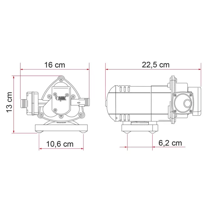 Fiamma Aqua 8 Su Pompası 12V 7L 1,5 Bar