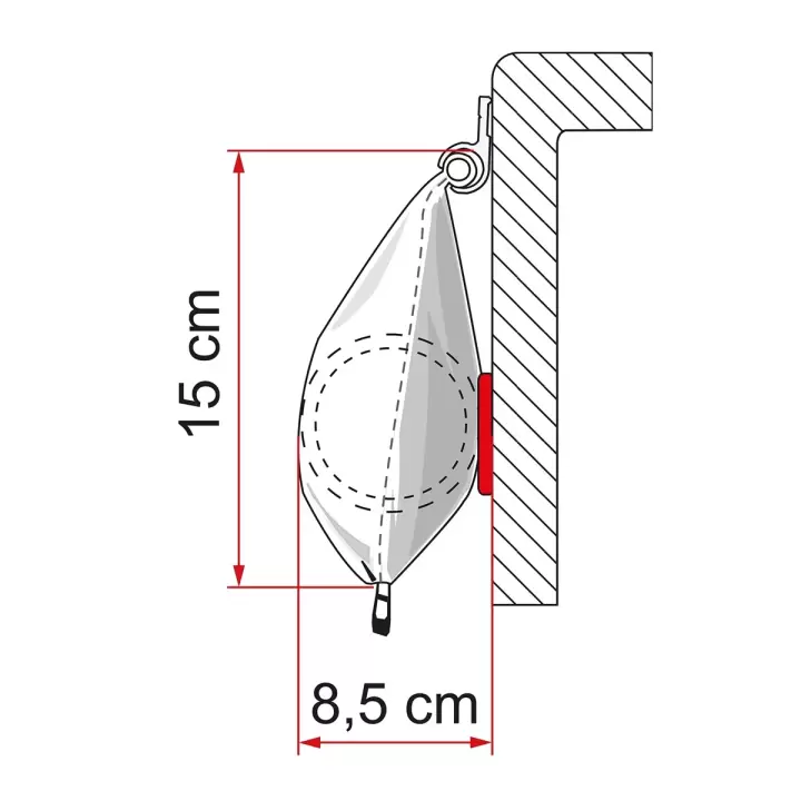 Fiamma CaravanStore XL 280 x 250 Beyaz Torba Tipi Tente