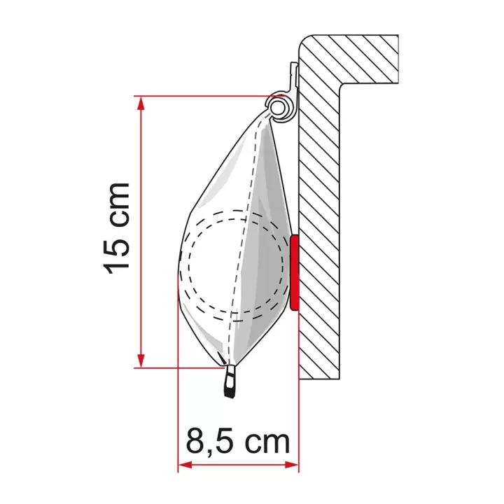 Fiamma CaravanStore XL 310 x 250 Beyaz Torba Tipi Tente