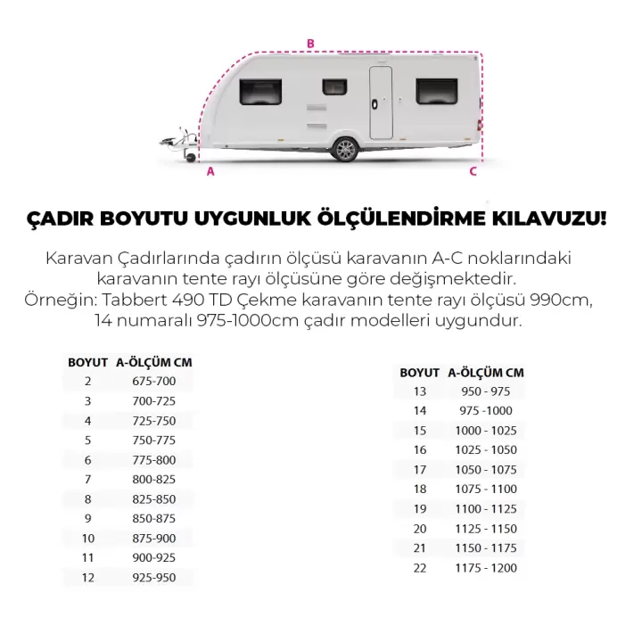 Frankana Freiko 911-940cm 4 Mevsim Karavan Çadırı