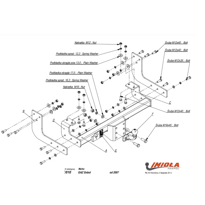 Hakpol - Land Rover Freelander II 10/2006 - 10/2014 Arası Çeki Demiri