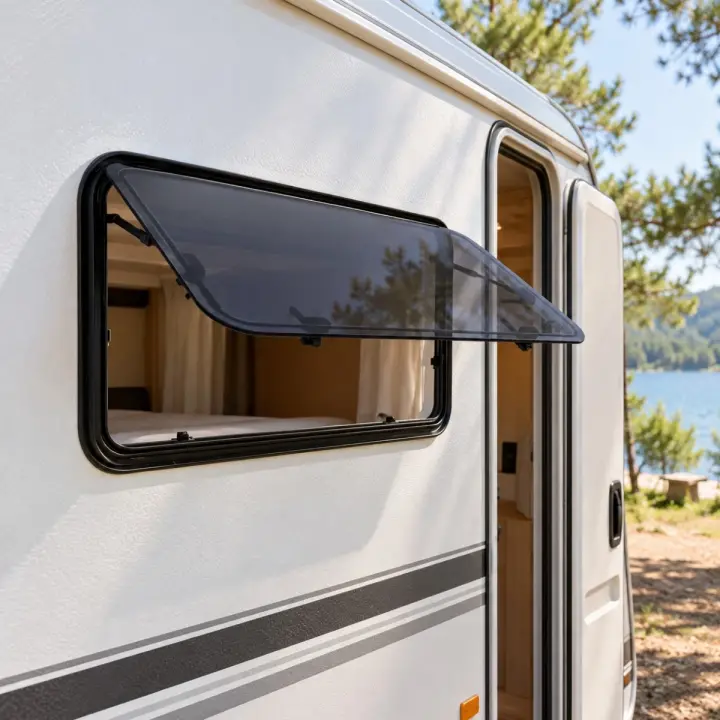 Jarup Flat Açılır Karavan Penceresi 35x60 cm Bej (JR3560FG)