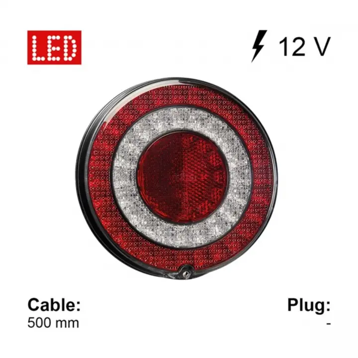Jokon BBSR 790 LED Karavan Stop Lambası Ø122 mm 12V Sinyal-Fren-Park-Reflektör (JK10.0054.800)