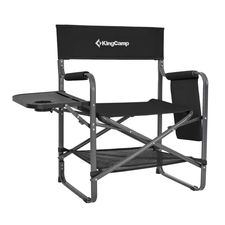 KingCamp Ash Compact Katlanır Kamp Sandalyesi Black