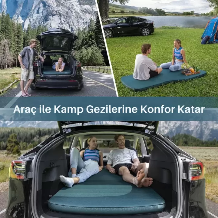 KingCamp Camper Car 3D Duo Tesla ve SUV Araçlara Uygun Şişme Mat