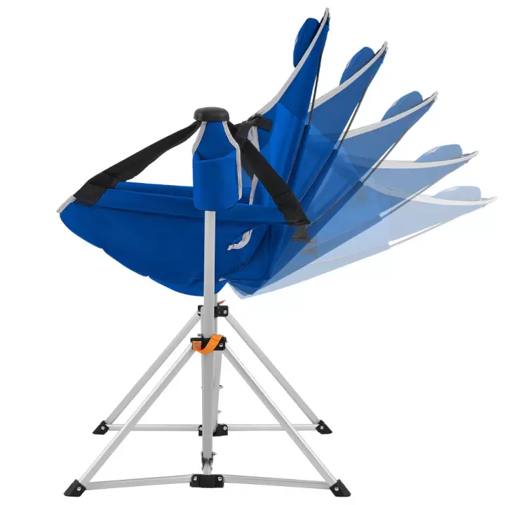KingCamp Orchid Salıncaklı Katlanır Kamp Sandalyesi Blue/Grey