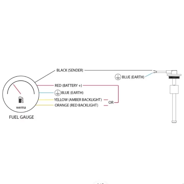 KUS S3 JS61045 20cm 0-190ohm Yakıt ve Su Tankı Seviye Şamandırası