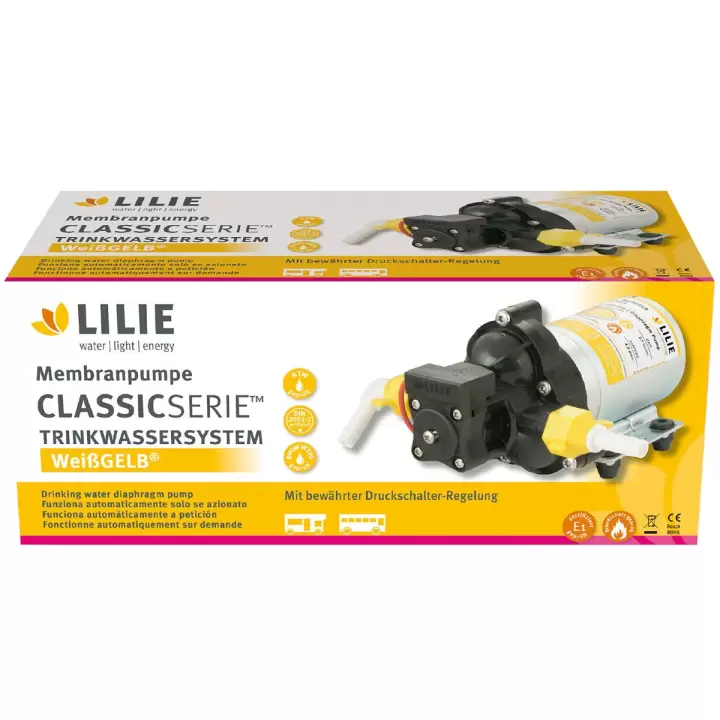 Lilie 12v 1.4 Bar 7L Diyaframlı Hidrofor Karavan Su Pompası