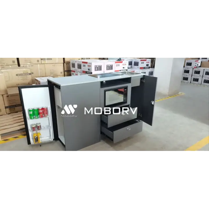 MoboRv K33 2,8 kW Çift Gözlü Ankastre Karavan İndüksiyon Ocak 220V