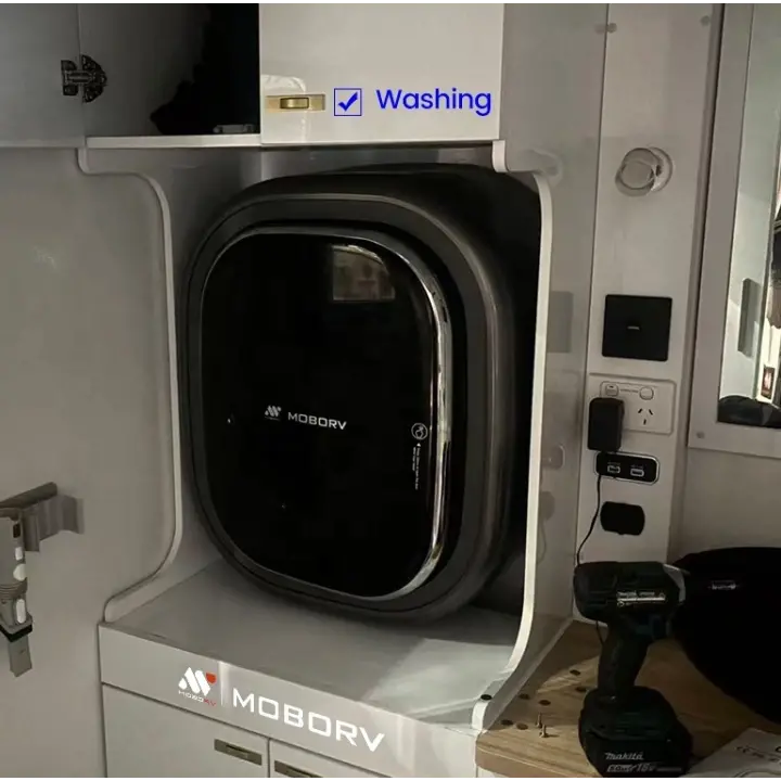 MOBORV M21 2,5kg Kahverengi Tekne ve Karavan Çamaşır Makinesi