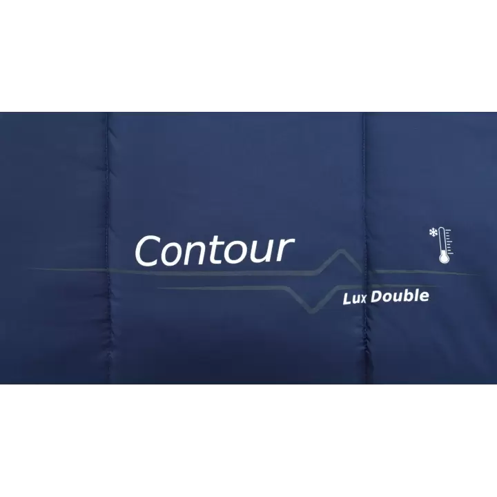 Outwell Contour Lux Double Imperial Blue İki Kişilik -22°C Uyku Tulumu