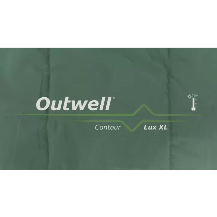 Outwell Contour Lux XL Green -16°C Uyku Tulumu