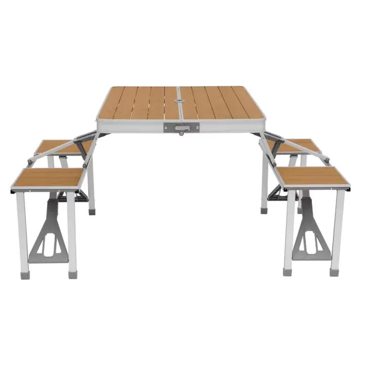 Outwell Dawson Picnic Table Premium Bambu Katlanır Sandalye Masa Seti