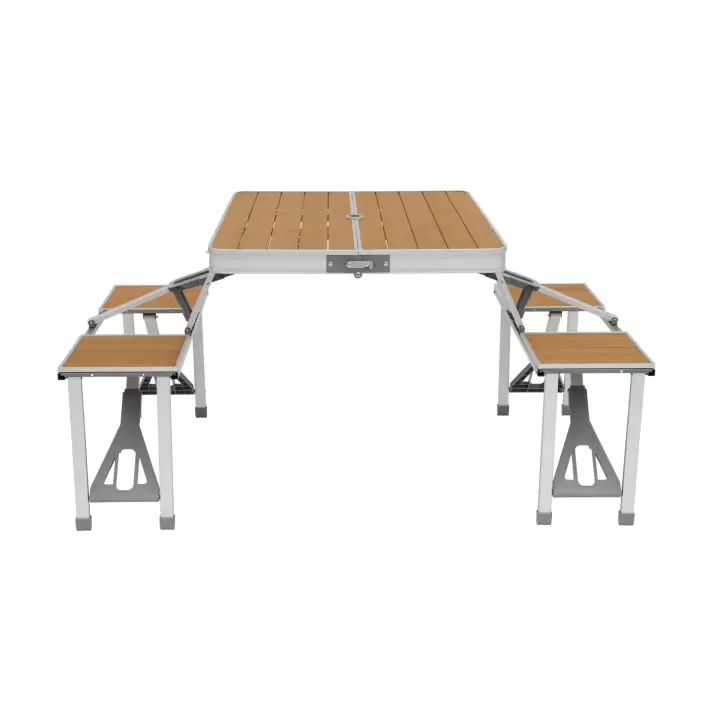 Outwell Dawson Picnic Table Premium Bambu Katlanır Sandalye Masa Seti