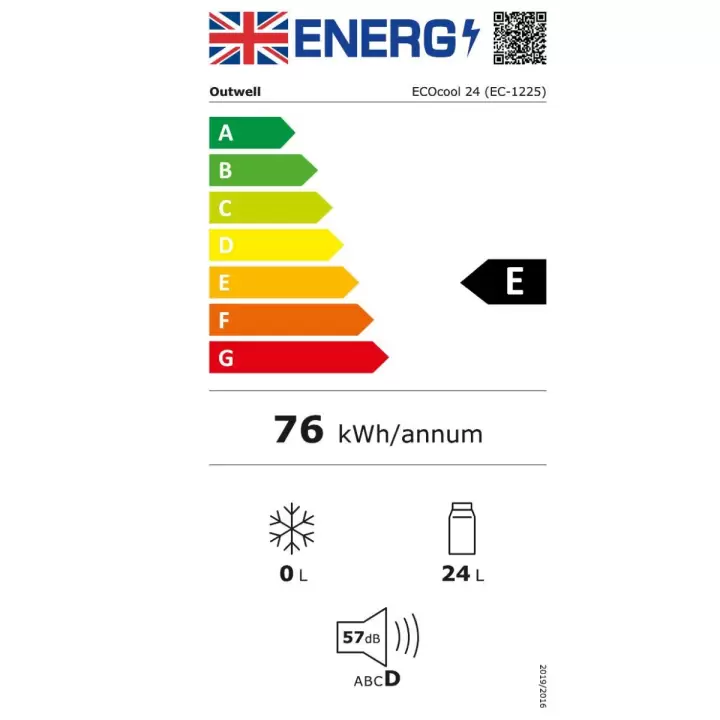 Outwell ECOcool Slate Grey 24 Litre 12V/230V Portatif Soğutucu