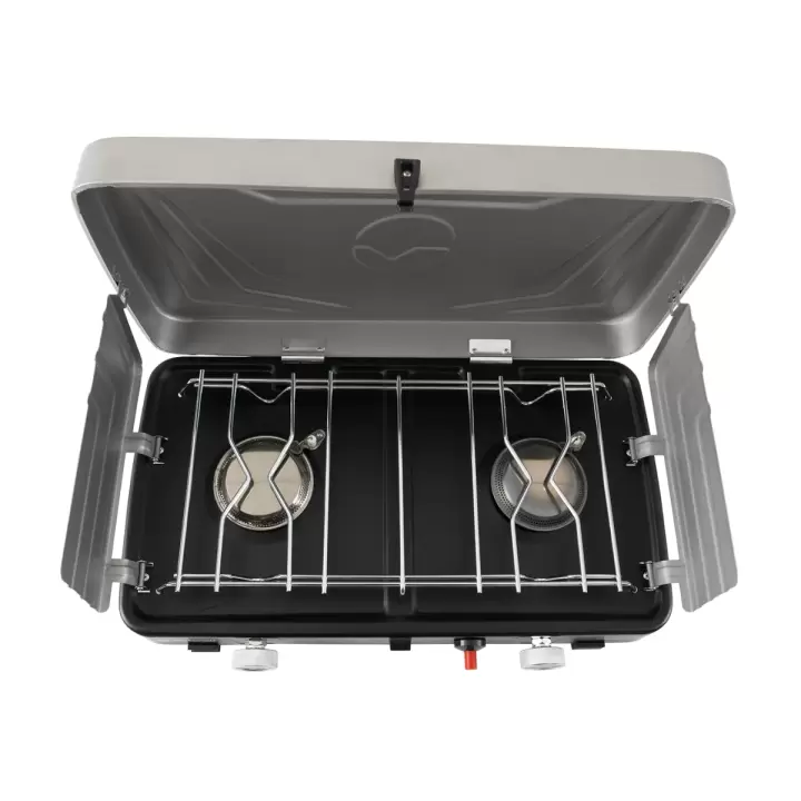 Outwell Katmai Duo Stove Çift Brülörlü Kompakt Portatif Ocak