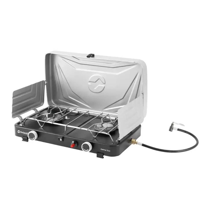 Outwell Katmai Duo Stove Çift Brülörlü Kompakt Portatif Ocak