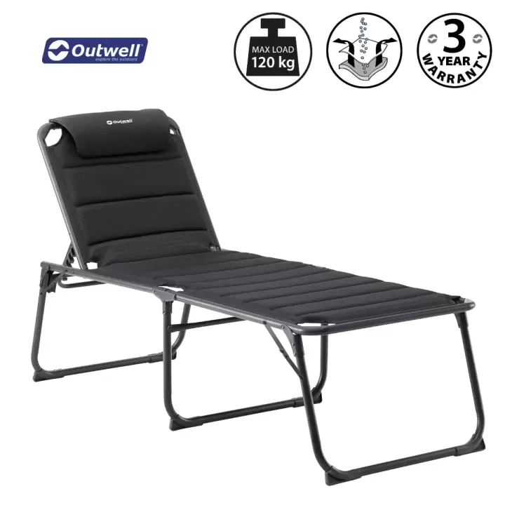 Outwell Samoa Premium Ultra Konforlu 5 Pozisyonlu Katlanır Şezlong