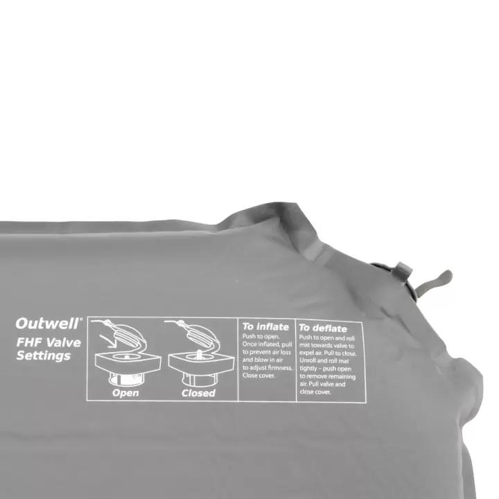 Outwell Sleepin Double 5.0 cm Yalıtımlı Çift Kişilik Şişme Mat Blk.