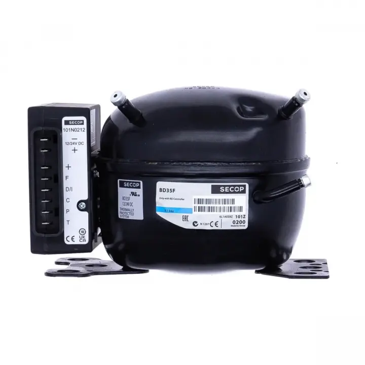 Secop BD35F 12/24V DC R134a Karavan ve Tekne Buzdolabı Kompresörü