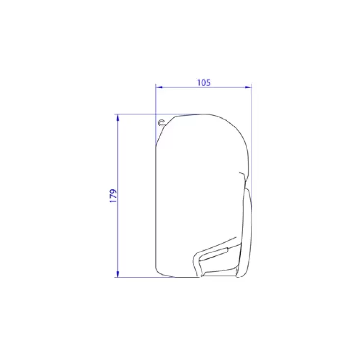 Thule Omnistor 8000 Gök Mavi Motorlu 220V  4.00 x 2.75m Karavan Tente