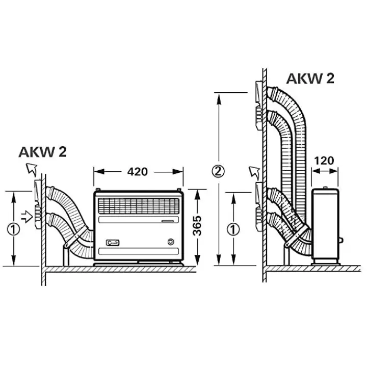 Truma 30321-01 S2200 Egzoz Baca Kiti